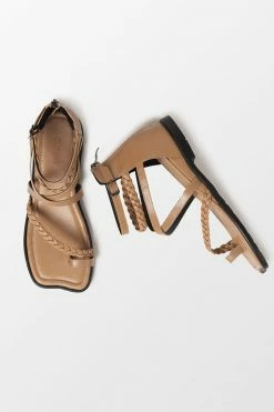 Top 10 ⭐ Cupshe Ambrosia Brown Open Toe Flat Sandals 🎁 -Cupshe Online Shop 4 412472f4 7923 4652 aed0 74f97074569e