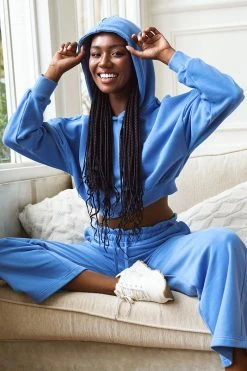 Wholesale 🧨 Cupshe Barcelona Royal Blue Ruched Crop Hoodie 🔥 -Cupshe Online Shop 4 4 3f4ce22a 76c9 4189 ac3e c397cc77f7de