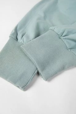 New 👏 Cupshe Flamenco Light Green Elastic Waisted Carrot Sweatpants ✔️ -Cupshe Online Shop 4 5