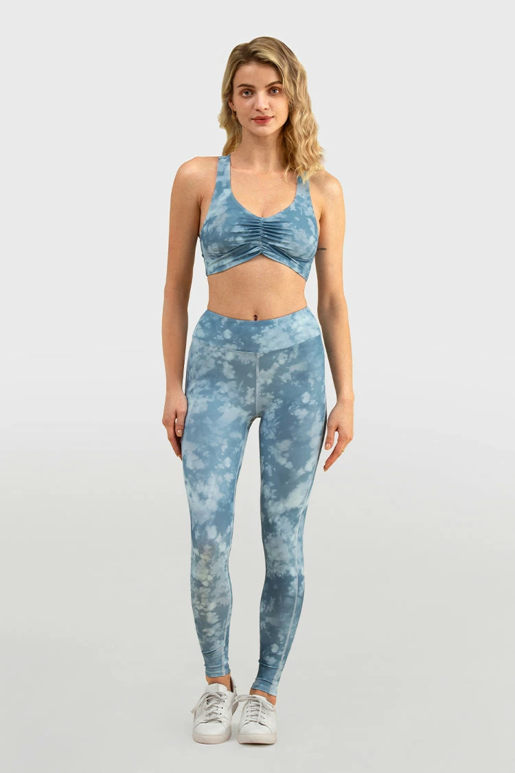 Discount 🤩 Cupshe Moonstone Tie Dye High Waist Leggings 🌟 4 Discount 🤩 Cupshe Moonstone Tie Dye High Waist Leggings 🌟 - Image 4