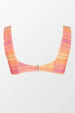 Best deal 🤩 Cupshe Mercury Stripe Strappy Front Bralette Plus Size 👙 Bikini Top ⭐ -Cupshe Online Shop 4 54f5f060 74c1 4e5a 80a3 07312fb2322d