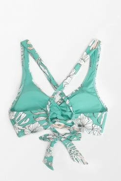Hot Sale 🎁 Cupshe Fiona Floral Twist Crisscross Tie Back 👙 Bikini Top ✔️ -Cupshe Online Shop 4 5 f08dabda 55b7 449a 9de0 58c4c662654c