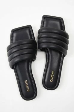 Hot Sale π Cupshe Onyx Black Wide Band Square Toe Slide Sandals π 7 Hot Sale π Cupshe Onyx Black Wide Band Square Toe Slide Sandals π -Cupshe Online Shop 4 60f34100 474c 423b 9c58 7d0b1c457ebd
