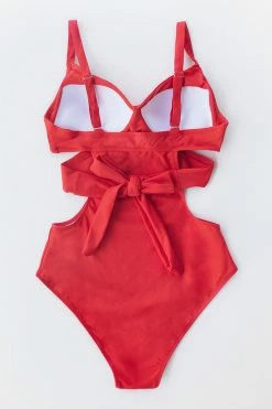 Top 10 ⭐ Cupshe Red Cutout One Piece 🩱 Swimsuit with Moulded Cups ✔️ -Cupshe Online Shop 4 6cf1f12e 9773 4ace 8bb7 7d32ed1510b6
