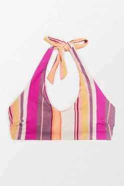 Flash Sale ⌛ Cupshe Nikita Striped Halter 👙 Bikini Top 🎁 -Cupshe Online Shop 4 76d5bd76 86cc 4b30 9ba8 9db97e274e19