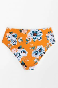 Cheapest 👍 Cupshe Esther Floral High Waisted Plus Size 👙 Bikini Bottom 🌟 -Cupshe Online Shop 4 8