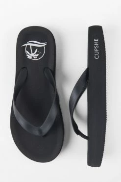 Best Sale 🎁 Cupshe Sand Bar Black Flip Flops ⭐ -Cupshe Online Shop 4 8fe7ce21 6aac 499a b6a4 16ba931bba0c
