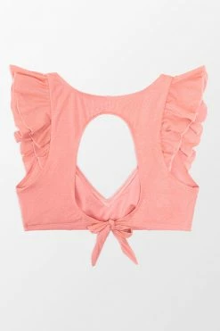 Coupon 🎉 Cupshe Noelia Pink V-neck Cut Out Back Tie 👙 Bikini Top 🎁 -Cupshe Online Shop 4 94ff8fd4 4a85 4719 8a61 a511c097fcd4