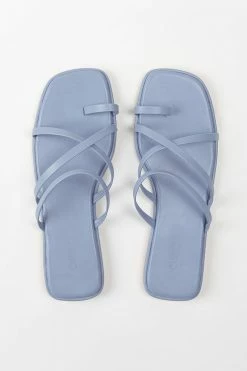 Cheap 🔥 Cupshe Cabana Party Blue Strappy Thong Sandals 🌟 -Cupshe Online Shop 4 9d547792 9dfa 4212 9a96 41cffed96fcc