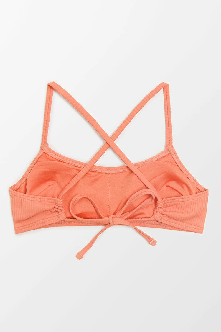 Promo π Cupshe Ribbed Sunburst Rib Crossback Bralette π Bikini Top π 4 Promo π Cupshe Ribbed Sunburst Rib Crossback Bralette π Bikini Top π - Image 4