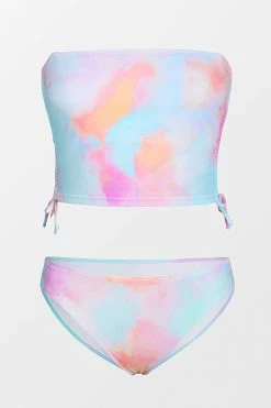 Outlet 😀 Cupshe Wendy Tie Dye Halter Side Tie 👙 Bikini 💯 -Cupshe Online Shop 4 b8070533 cd64 430e 84ad 274ea3555d80