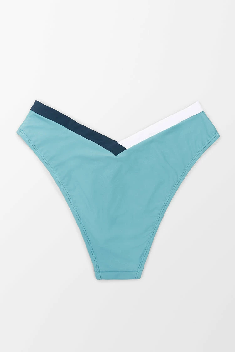 Cheap β Cupshe Gracie Contrast Color Mid Waisted π Bikini Bottom π 4 Cheap β Cupshe Gracie Contrast Color Mid Waisted π Bikini Bottom π - Image 4