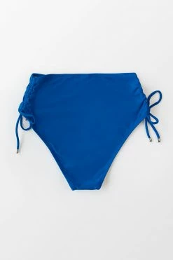 Best deal 👍 Cupshe Blue Side Ruched High Waisted 👙 Bikini Bottom 😀 -Cupshe Online Shop 4 d1082141 de9b 448f b9da 2f6f62072a5a
