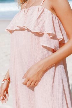 Deals 🤩 Cupshe Clarissa Pink Ruffle Belted 👗 Dress 🔔 -Cupshe Online Shop 4 d35a3a73 4e1a 4c1d 8064 e5e38f9727a7