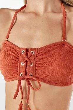 Best reviews of 🎁 Cupshe Rust Lace Up Bandeau 👙 Bikini 🛒 -Cupshe Online Shop 4 dcfdd718 3bcb 4820 8914 02f82510896f