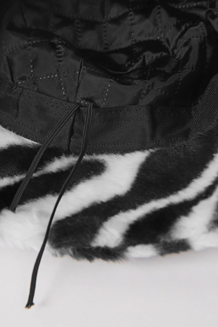 New 𧨠Cupshe Dynamic star Zebra Striped Fluffy Bucket Hat π 4 New 𧨠Cupshe Dynamic star Zebra Striped Fluffy Bucket Hat π - Image 4