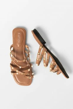 Best Sale ⌛ Cupshe Baja Open Toe Studded Flat Sandals 🎉 -Cupshe Online Shop 4 e9b2631d 964b 476f 8ddd e4fca8822be6