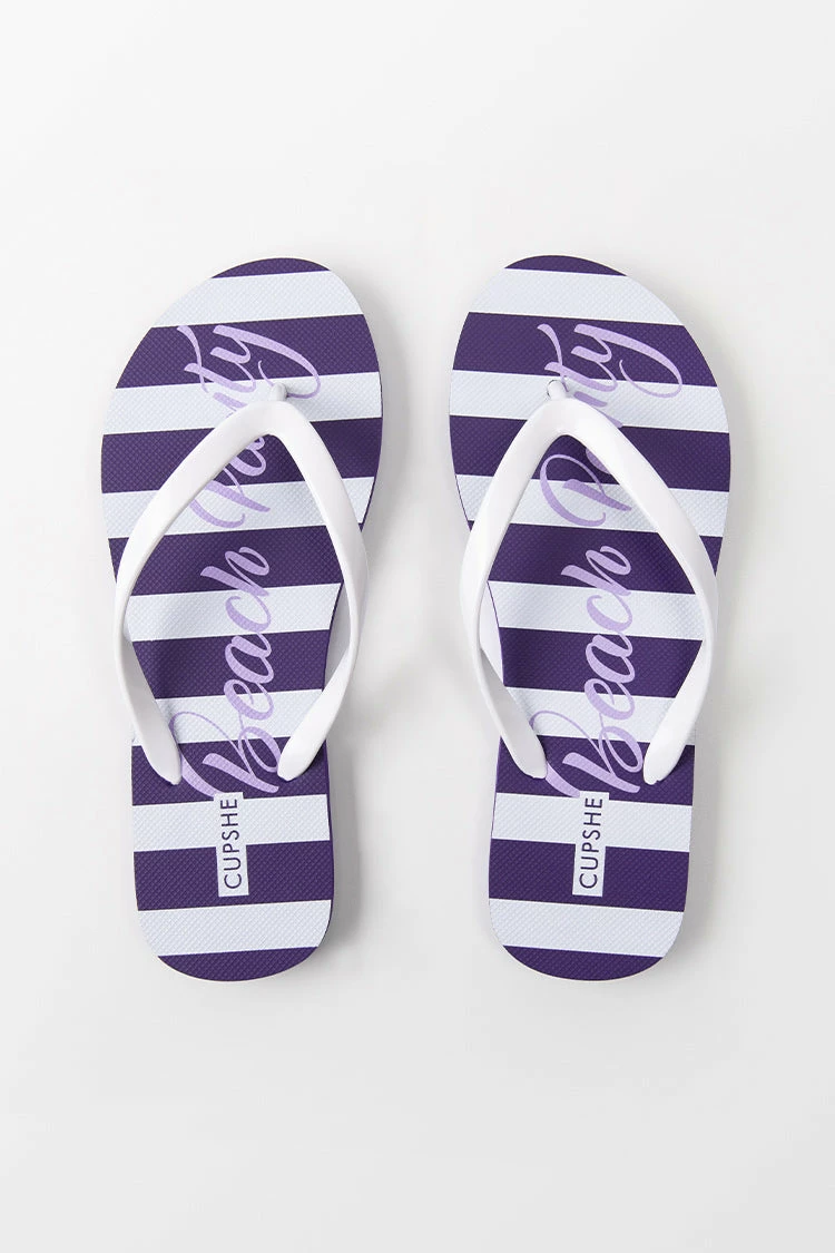 Buy π Cupshe Long Island Striped Flip Flops π 4 Buy π Cupshe Long Island Striped Flip Flops π - Image 4