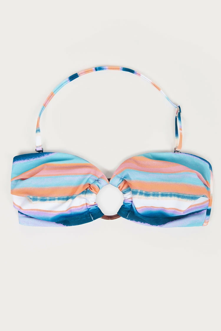Promo βοΈ Cupshe Waterfront Stripe O-Ring Bandeau π Bikini Top β 4 Promo βοΈ Cupshe Waterfront Stripe O-Ring Bandeau π Bikini Top β - Image 4