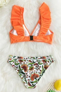 Buy π Cupshe Orange Ruffle π Bikini with Floral Bottom π 7 Buy π Cupshe Orange Ruffle π Bikini with Floral Bottom π -Cupshe Online Shop 4 fc98751e 7b0b 4818 83c2 cac7b183a3b1