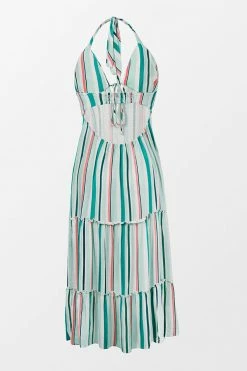 Top 10 😀 Cupshe Alondra Stripe Frill Halter Neck Elastic Waisted Slip 👗 Dress 🔥 -Cupshe Online Shop 5 0c5cdf58 650b 4f91 bc16 f8fdae7f3741