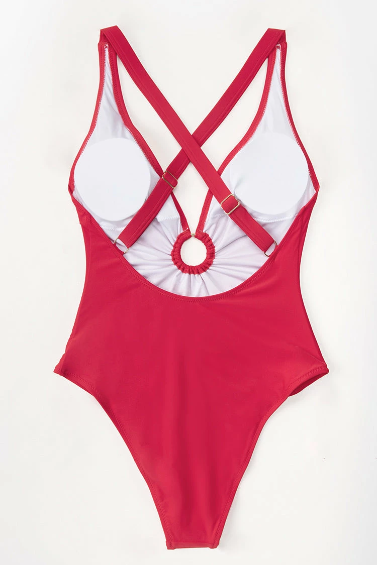 Buy π Cupshe Red O-Ring One-Piece π©± Swimsuit π 5 Buy π Cupshe Red O-Ring One-Piece π©± Swimsuit π - Image 5