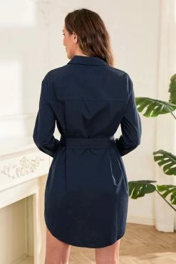 Hot Sale 👏 Cupshe Nya Shirt-collar Belted 👗 Dress 🧨 -Cupshe Online Shop 5 27489d14 4316 4fc1 8a47 5c720b43dca1