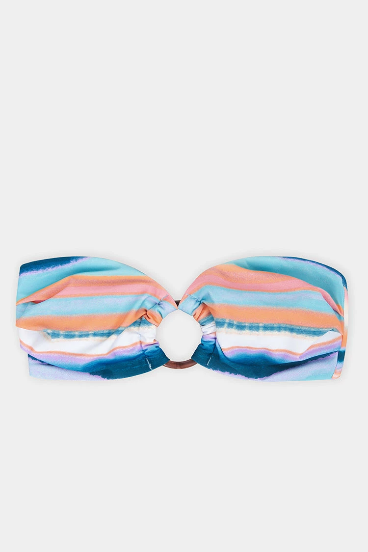 Promo βοΈ Cupshe Waterfront Stripe O-Ring Bandeau π Bikini Top β 5 Promo βοΈ Cupshe Waterfront Stripe O-Ring Bandeau π Bikini Top β - Image 5