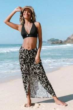 Discount 😀 Cupshe Mckayla Leafy Tie Waisted Sarong 👏 -Cupshe Online Shop 5 3 2 76f71a18 6700 4ae3 87ee 902c5d8d20d6