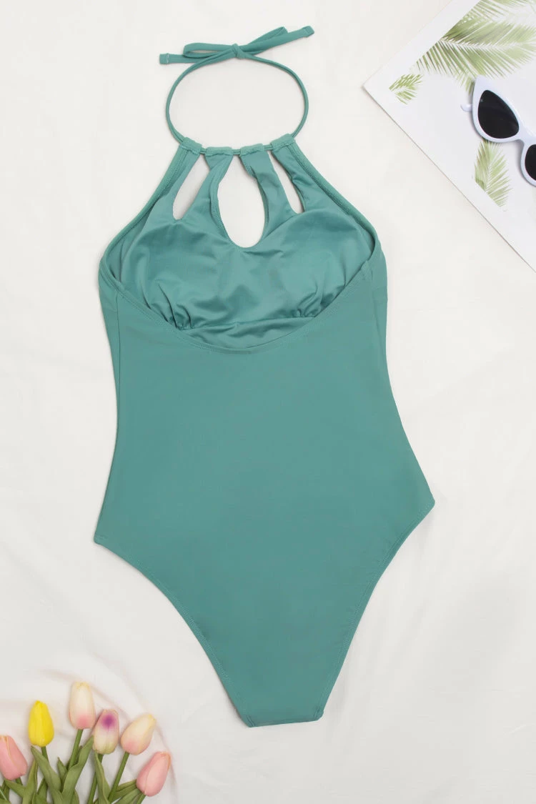 Brand new ✔️ Cupshe Seaside Holiday High Neck Cutout One Piece 🩱 Swimsuit 😀 4 Brand new ✔️ Cupshe Seaside Holiday High Neck Cutout One Piece 🩱 Swimsuit 😀 - Image 4