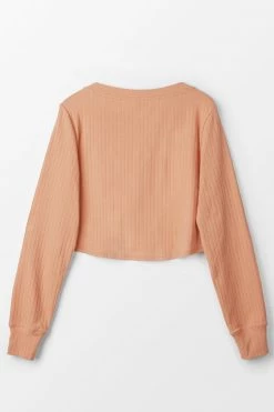 New 😍 Cupshe Creamsicle Rib Round Neck Crop Sweatshirt 🔔 -Cupshe Online Shop 5 598856bb 3a1f 4006 b408 99190b055675