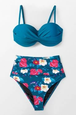 New ❤️ CUPSHE Sapphire Blue Floral 👙 Bikini ✨ -Cupshe Online Shop 5 67268088 6c72 49cd afd2 3cdecb607253