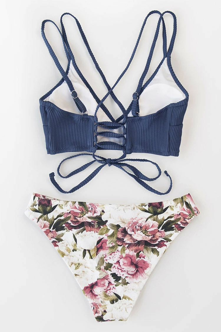 Wholesale β€οΈ Cupshe Blue Top with Floral π Bikini Set β¨ 5 Wholesale β€οΈ Cupshe Blue Top with Floral π Bikini Set β¨ - Image 5
