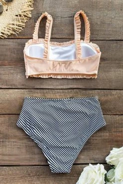 Cheapest 👏 Cupshe Ruffle Bandeau 👙 Bikini With High Waisted Bottom 🌟 -Cupshe Online Shop 5 b5319c15 a7b8 45bc 84bb 8ab352e0eb44