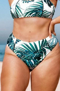 Hot Sale 🌟 Cupshe Madelyn Tropical Plus Size 👙 Bikini Bottom 🔥