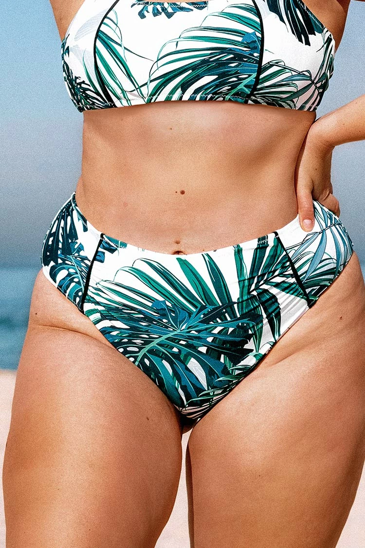 Hot Sale 🌟 Cupshe Madelyn Tropical Plus Size 👙 Bikini Bottom 🔥 1 Hot Sale 🌟 Cupshe Madelyn Tropical Plus Size 👙 Bikini Bottom 🔥