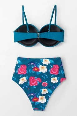 New ❤️ CUPSHE Sapphire Blue Floral 👙 Bikini ✨ -Cupshe Online Shop 6 e69e1577 b46d 42fc a60e 34e6236915e3
