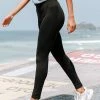 Deals 🧨 Cupshe Sunshine Side Black High Waisted Leggings 👍