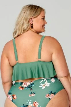 Best Pirce π Cupshe Bree Ruffle Tankini Plus Size π Bikini Top π 9 Best Pirce π Cupshe Bree Ruffle Tankini Plus Size π Bikini Top π -Cupshe Online Shop APT0014GG 2