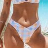 Top 10 😍 Cupshe Jaida Checkered High Cut 👙 Bikini Bottom 👍