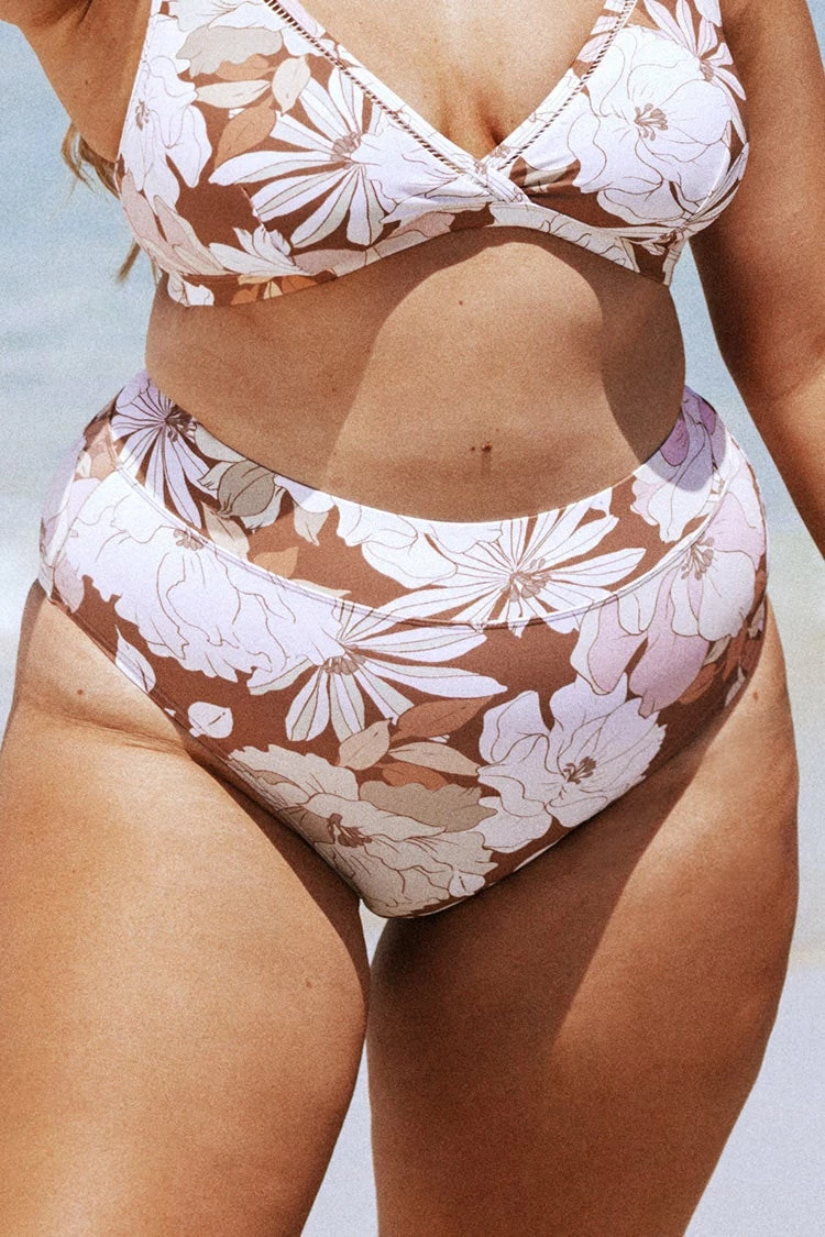 Deals 💯 Cupshe Kari Floral Plus Size 👙 Bikini Bottom 😀 1 Deals 💯 Cupshe Kari Floral Plus Size 👙 Bikini Bottom 😀