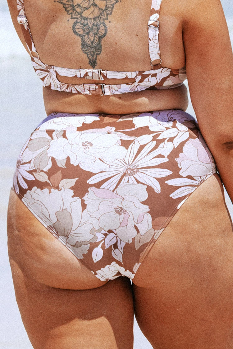 Deals 💯 Cupshe Kari Floral Plus Size 👙 Bikini Bottom 😀 2 Deals 💯 Cupshe Kari Floral Plus Size 👙 Bikini Bottom 😀 - Image 2
