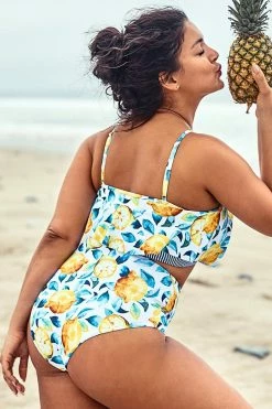 New ⌛ Cupshe Leaf And Lemon Printed Plus Size 👙 Bikini 🤩 -Cupshe Online Shop CP 3 c90fd8cf 37c4 49ba 9289 e98a40a4ad81