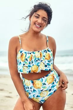 New ⌛ Cupshe Leaf And Lemon Printed Plus Size 👙 Bikini 🤩 -Cupshe Online Shop CP 4 965a26b4 1277 492d b7cc 44faacd6ba53