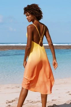 Cheapest 👏 Cupshe Heather Ombre Print Adjustable Straps A-Shape 👗 Dress 🤩 -Cupshe Online Shop CSN0175EY 2