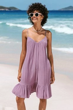 Flash Sale ⌛ Cupshe Louise V-neck Backless Ruched Slip 👗 Dress ⌛