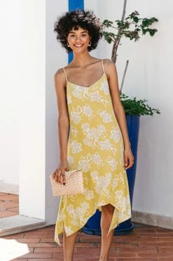 Outlet 🤩 Cupshe Amelie Floral Tie Back Slip 👗 Dress 🛒