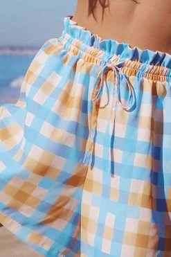 Best Sale ❤️ Cupshe Janae Plaid Elastic Waist Shorts ✔️ -Cupshe Online Shop FSP0007EA 3