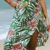 Outlet 🤩 Cupshe Aliza Floral Tie Front Beach Skirt 🛒
