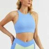 Deals ⭐ Cupshe Paradise Point Blue Criss Cross Sports Bra 🧨